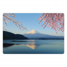 Japan Mountain and Sakura Pet Mat