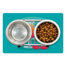 Cherry Cocktail Blue Pet Mat