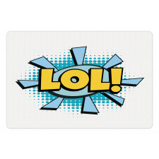 Comic Word Exclamation Mark Pet Mat