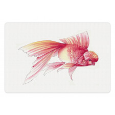 Watercolored Sea Animal Pet Mat