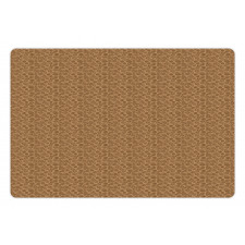 Abstract Spiral Rounds Pet Mat