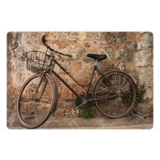 Rusty Vintage Bicycle Pet Mat