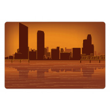 Skyline and Reflection Pet Mat