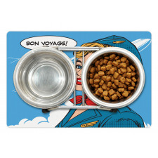 Bon Voyage Stewardess Retro Pet Mat