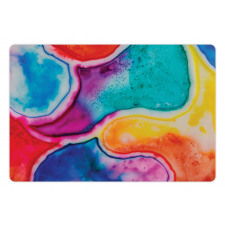 Different Watercolor Pools Pet Mat