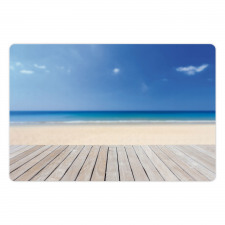 Wooden Decking Sea Pet Mat