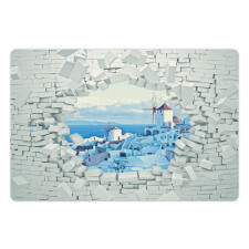 Breaking Wall Santorini Pet Mat