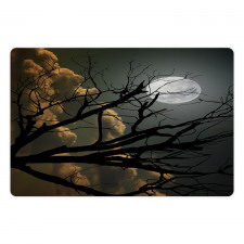 Bare Branches and Full Moon Pet Mat