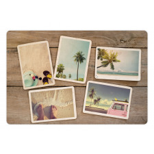 Nostalgic Beach Memories Pet Mat