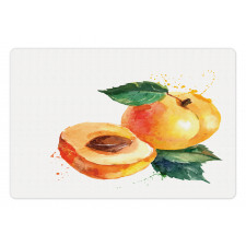 Watercolor Half Apricot Pet Mat