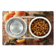 Fresh Apricots and Oil Jar Pet Mat