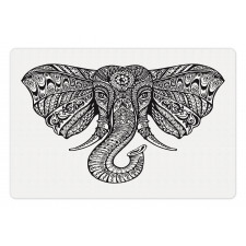 Graceful Elephant Design Pet Mat