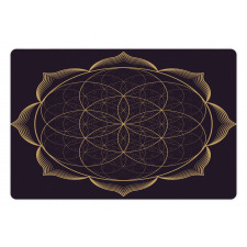 Geometry Art Flower Pet Mat