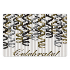 Celebrate Curling Ribbon Pet Mat