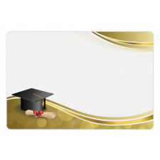 Cap and Ribbon Diploma Pet Mat