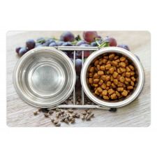 Fruits and Seeds on a Table Pet Mat