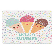 Ice Cream Cone with Dots Pet Mat