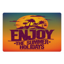 Tropical Island Enjoy Summer Pet Mat