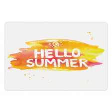 Sun Pattern Hello Summer Pet Mat