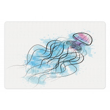 Outline Curly Tentacles Pet Mat