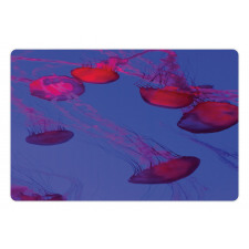 Tropical Underwater Bloom Pet Mat