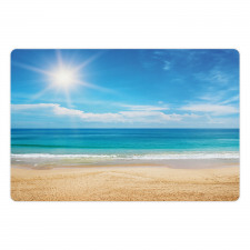 Tropical Seascape Ocean Pet Mat