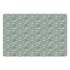 Poultry Polka Dots Animal Pet Mat