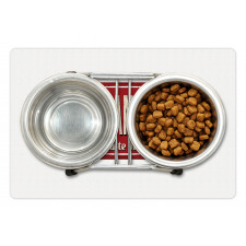 Hungarian Cuisine Vintage Pet Mat