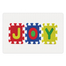 Joy Lettering Pieces Pet Mat