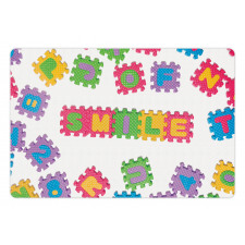 Smile Text Written Art Pet Mat