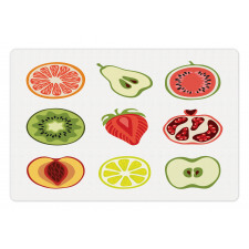 Kiwi Strawberry Apple Peach Pet Mat