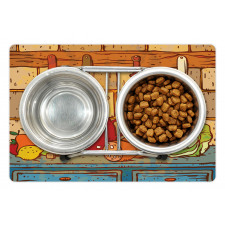 Kitchen Table Cuisine Theme Pet Mat