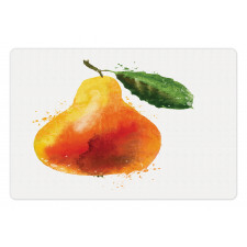 Watercolor Single Fruit Art Pet Mat