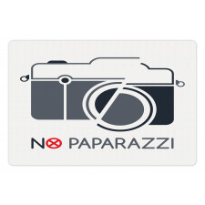 Camera with No Paparazzi Pet Mat