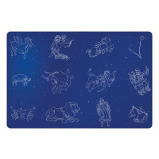 Horoscope Constellation Sky Pet Mat