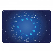 Horoscope Night Star Pet Mat