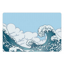 Tsunami Wave Scene Pet Mat