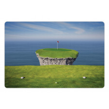 Scenic View of a Golf Link Pet Mat