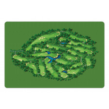 Setting with Water Hazards Pet Mat