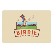 Birdie Golf Club Advertisement Pet Mat