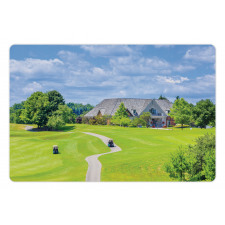 Scenic Countryside Golf Field Pet Mat