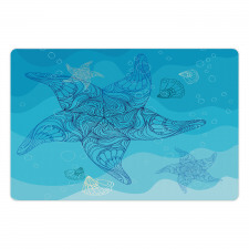 Starfish Deep Sea Creature Pet Mat