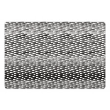 Abstract Brush Mark Art Pet Mat