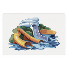 Aqua Park Water Slides Pet Mat