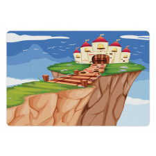 Colorful Castle Peak Edge Pet Mat