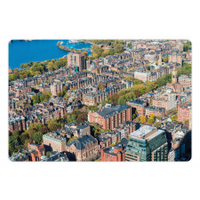 Aerial View of Buildings Pet Mat