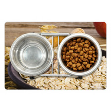 Organic Porridge Oats Bowl Pet Mat