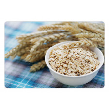 Bowl Full of Oats Photo Pet Mat