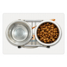 Spoon and Bowl of Porridge Pet Mat