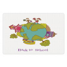 Back to School Concept Pet Mat